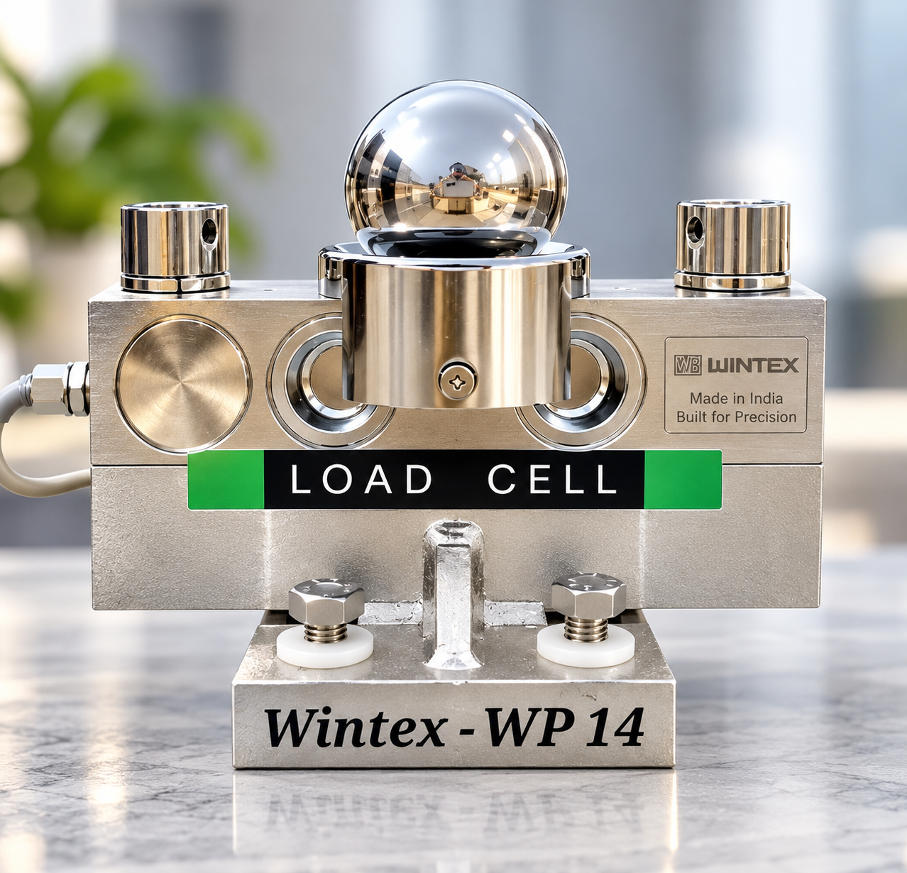 Wintex load cell with metal mounting assembly